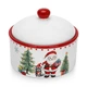 Банка для хранения продуктов Fissman Merry Christmas из доломита 15х12.5см (0359) - изображение 1