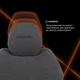 Крісло для геймерів GamePro GC760DG Fabric Dark Gray - зображення 11