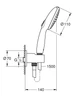 Душовий набір Grohe Tempesta 110, 2 режими (26406003) ( 23973 ) - изображение 6