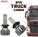 LED лампы для грузовых авто MAN DAF, H7 светодиодные AMS TRUCK-F 24V 110W 5500K 14000Lm CANBUS - изображение 2