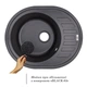 Кухонная мойка Lidz 620x500/200 BLA-03 (LIDZBLA03620500200) - изображение 3