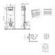 Готовое решение Qtap для ванной комнаты: подвесной унитаз Jay Ultra Quiet 520x360x320 + комплект инсталляции Nest 4 в 1 - изображение 2