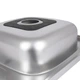 Кухонне миття Brinex 6060-R 0,6 мм Satin (BRIN6060RSAT06) - зображення 6