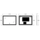 Дзеркало Zerix Mirra MR05-100x70 з LED Touch, Anti-fog, димером, регулятором яскравості (ZX6060) ( 25304 ) - изображение 2