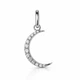 Подвес серебряный Луна с фианитами Silver Style (40601.17 sku:2300104078669) - изображение 2