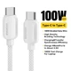 Кабель ESSAGER Breeze USB-C to USB-C PD 100W 5A 3m White (EXCTT1-WLC02-P) - изображение 2