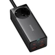 Зарядний пристрій Baseus GaN3 Pro Desktop Powerstrip AC+2xUSB-C+2xUSB 100W (USB-C to USB-C 100W 1m Cable) Black (PSZM000401) - зображення 3