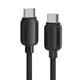 Кабель ESSAGER Breeze USB-C to USB-C PD 100W 5A 3m Black (EXCTT1-WLC01-P) - изображение 1