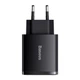 Зарядное устройство Baseus Compact Quick Charger 2xUSB+USB-C PD3.0/QC3.0 30W Black (CCXJ-E01) - изображение 2
