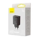 Зарядное устройство Baseus Compact Quick Charger 2xUSB+USB-C PD3.0/QC3.0 30W Black (CCXJ-E01) - изображение 5