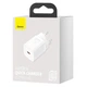 Сетевое зарядное устройство Baseus Super Si Quick Charger USB-C PD 25W White (CCSP020102) - изображение 7