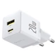 Зарядное устройство Baseus Palm Fast Charger USB-C+USB 20W White (P10111608213-00) - изображение 1