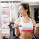 Спортивные беспроводные наушники BX28 с фиксацией за ухом, LED-дисплеем и активным шумоподавлением Блютуз наушники для спорта Розовый - изображение 12