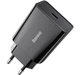 Мережевий зарядний пристрій Baseus Speed Mini Quick Charger USB-C 20W Black (CCFS-SN01) - зображення 1