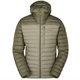 Куртка мужская зимняя Rab Microlight Alpine Jacket, Light Khaki/Stone, L (RB QDB-12-LKS-LRG) - изображение 1
