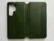 Захисний чохол-книжка WAVE Cubic Rubic Case Green для Samsung Galaxy S25 Ultra зелений, з матової штучної шкіри зі слотами для карт, магнітна застібка - зображення 4