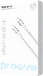 Kabel Proove WireX Pro Type-C - Type-C 100W 1.5m White (CCWX11002202) - obraz 2