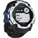Смарт-годинник Garmin Instinct 3 50mm Solar Whitestone with Black/Bolt Blue Silicone (010-02935-43) - изображение 1