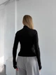 Жіноча еластична кофта на блискавці Uaclothes 48 Чорний (like36441-168671367) - изображение 3