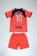 Підліткова футбольна форма FC Barcelona Lamine Yamal №10 персикова (новий сезон) – комплект 22 (125-130см) - зображення 4