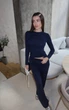 Жіночий прогулянковий костюм (кофта+штани) Uaclothes 42-44 Синій (like36428-168551349) - изображение 2