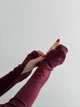 Жіноча еластична кофта на блискавці Uaclothes 46 Бордовий (like36438-168641366) - изображение 4