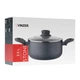 Каструля з кришкою VINZER Stone Induction Line VZ-50445 2.5 л 20 см синя - зображення 4