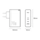 Адаптер - блок на 3 порта - зарядное Baseus Gan5 Pro Fast Charger 140W (CCGP100202) + кабель C to C - изображение 7