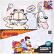 Malowanie po numerach qbee Garfield elegant 30x30 cm (4823104382201) - obraz 1