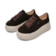 Женские кеды низкие ITstyle Коричневые 38 24.5 см (50712) - изображение 2