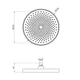 Лійка для верхнього душу Kroner Element 2801562923Z-5301 - зображення 2
