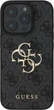 Etui plecki Guess Guess 4G Big Metal Logo do Apple iPhone 16 Pro Black (GUHCP16L4GMGGR) - obraz 2