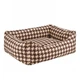 Лежанка для Собак и Котов BronzeDog Comfort Прямоугольная Коричневая 50 х 70 см (1032108) - изображение 1