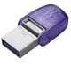 Флеш накопитель USB 128Gb DataTraveler microDuo 3C, Purple Kingston 000333647 - изображение 2