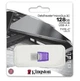 Флеш накопитель USB 128Gb DataTraveler microDuo 3C, Purple Kingston 000333647 - изображение 3