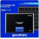 Твердотельный накопитель SSD 256Gb, CX400 (Gen.2), SATA3, 2.5", 3D TLC, 550/480 МБ/с Goodram 000332354 - изображение 2