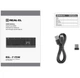 Клавіатура бездротова RK-715W, Black/Grey REAL-EL (teh0020635) - зображення 9