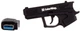Флеш накопитель USB 64Gb "Pistol", Black ColorWay (teh0021096) - изображение 2