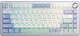 Клавиатура беспроводная F75, White/Blue/Green Aula (2000003329632) - изображение 1