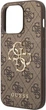 Etui plecki Guess 4G Big Metal Logo do Apple iPhone 15 Pro Brown (GUHCP15L4GMGBR) - obraz 5