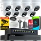 Комплект Force Monitoring 8x IP камера 4 мпх Білий - зображення 1