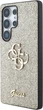 Панель Guess Fixed Glitter Big 4G Metal Logo для Samsung Galaxy S25 Ultra Gold (3666339441692) - зображення 1