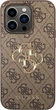 Etui plecki Guess 4G Big Metal Logo do Apple iPhone 15 Pro Max Brown (GUHCP15X4GMGBR) - obraz 2