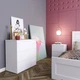 Комод 3 Light 790x800x420 белый (GALT01010000000) - изображение 2