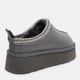 Женские угги низкие кожаные с мехом PLPS 5852-1 40 Серые (ROZ6501095690) - изображение 5