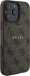 Etui plecki Guess 4G Ring Classic Logo MagSafe do Apple iPhone 16 Pro Brown (GUHMP16LG4GFRW) - obraz 4