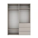 Шкаф распашной комбинированый №5 Light 1600x500x2200 Кашемир (GALTK0514000000) - изображение 2