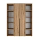Шкаф распашной комбинированый №15 Light 1600x500x2200 Дуб эвок прибрежный (GALTK01510000000) - изображение 1