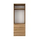 Шкаф распашной №2 Light 800x500x2200 Дуб эвок прибрежный (GALT12100000000) - изображение 2