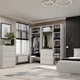 Шкаф распашной комбинированый №4 Light 2000x500x2200 Белый брилиант (GALTK041000000) - изображение 4